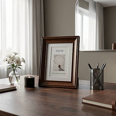 10x15 cm Ahşap Fotoğraf Çerçevesi (WF109-BR46) - 2