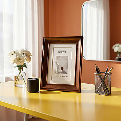 10x15 cm Ahşap Fotoğraf Çerçevesi (WF109-BR46) - 