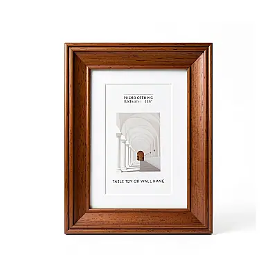 10x15 cm Ahşap Fotoğraf Çerçevesi (WF109-BR46) - 3