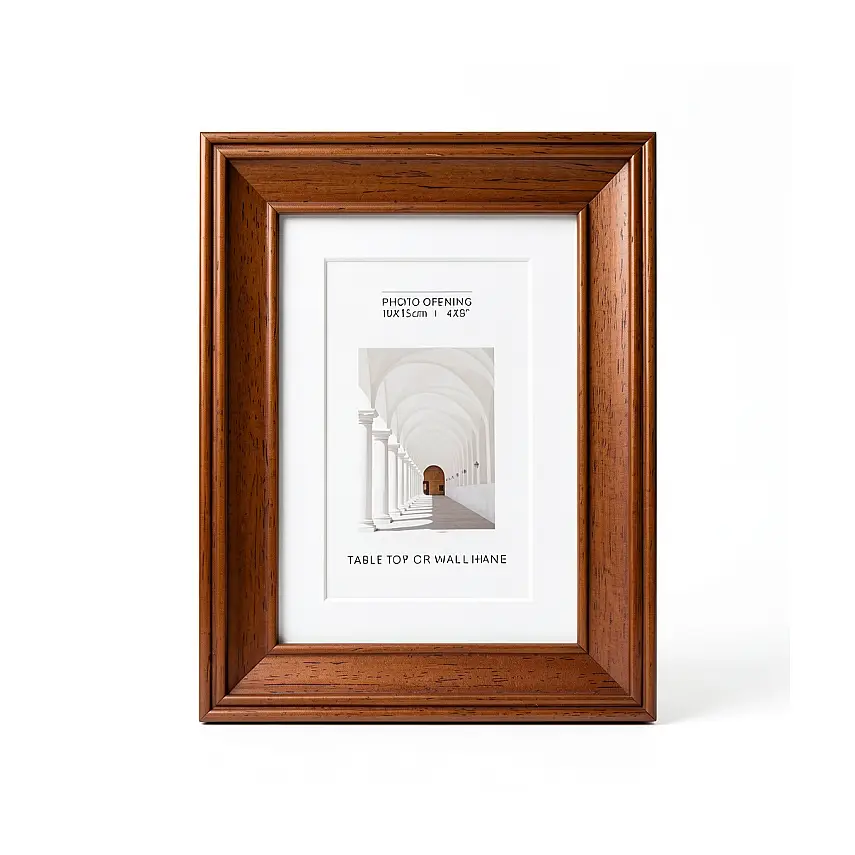 10x15 cm Ahşap Fotoğraf Çerçevesi (WF109-BR46) - 3