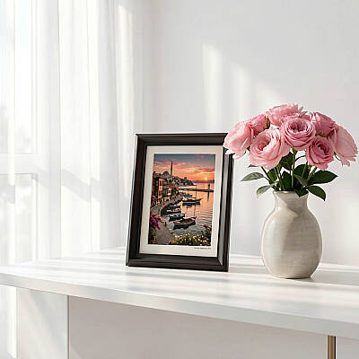 10x15 cm Ahşap Fotoğraf Çerçevesi (WF113-BR46) - 