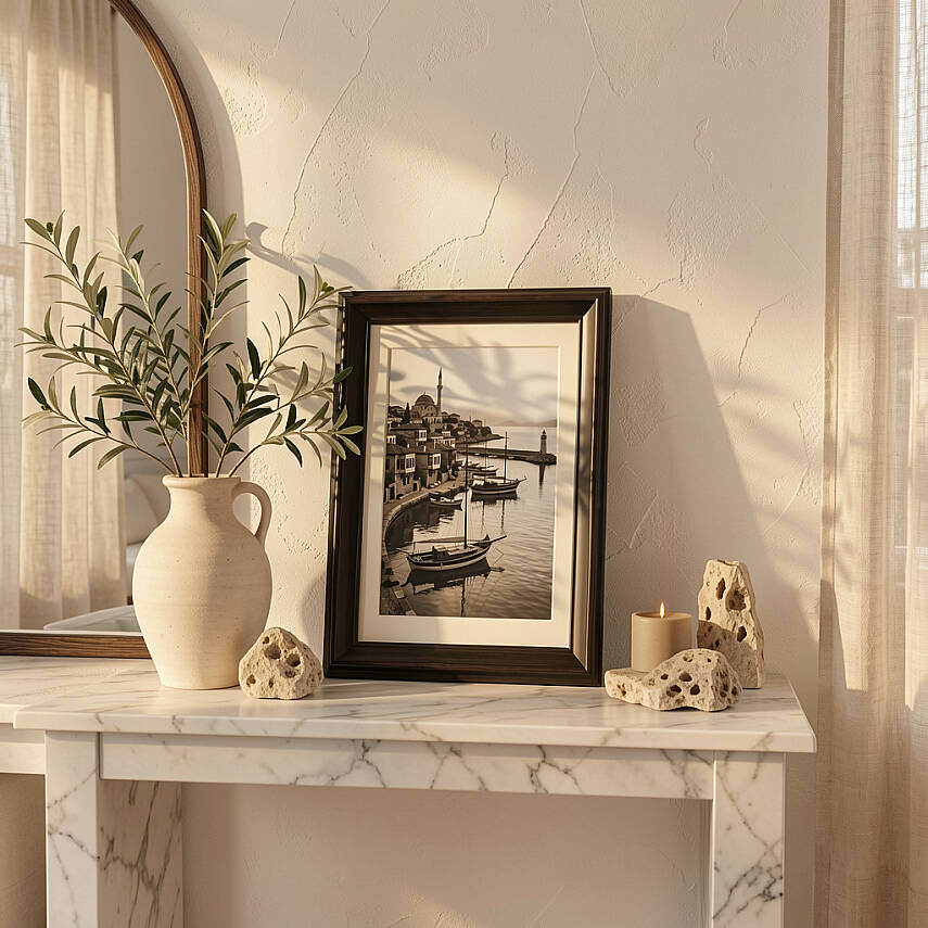 13x18 cm Ahşap Fotoğraf Çerçevesi (WF113-BR57) - 1