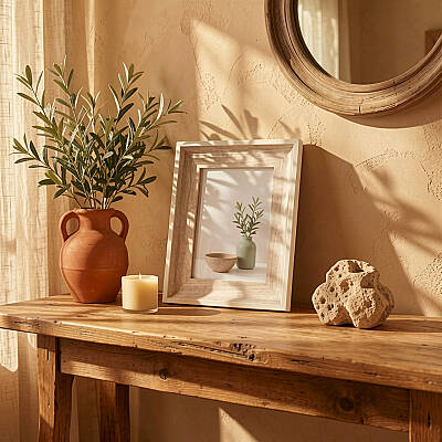 13x18 cm Fotoğraf Çerçevesi Krem (YL-340) - 