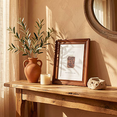 15x20 cm Ahşap Fotoğraf Çerçevesi (WF107-BR68) - 3
