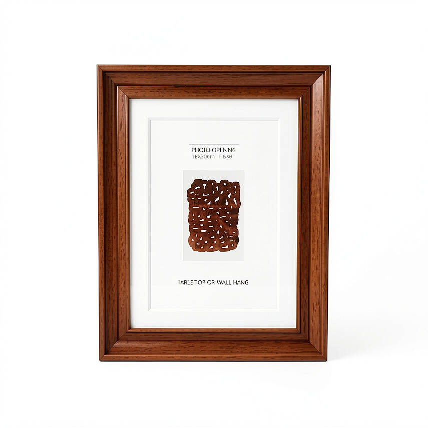 15x20 cm Ahşap Fotoğraf Çerçevesi (WF107-BR68) - 2