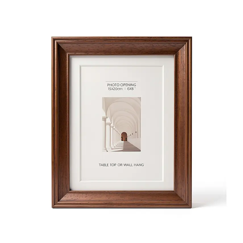 15x20 cm Ahşap Fotoğraf Çerçevesi (WF109-BR68) - 3