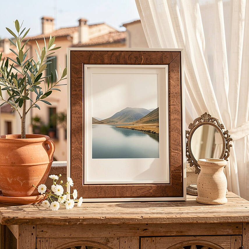 15X20 cm Fotoğraf Çerçevesi Taba / Açık Kahverengi (YL-184C) - 1