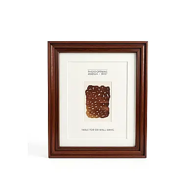 20x25 cm Ahşap Fotoğraf Çerçevesi (WF107-BR80) - 3