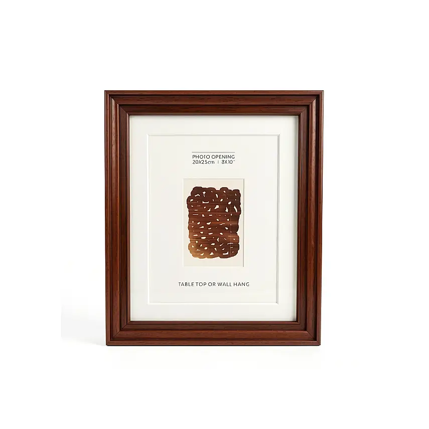 20x25 cm Ahşap Fotoğraf Çerçevesi (WF107-BR80) - 3