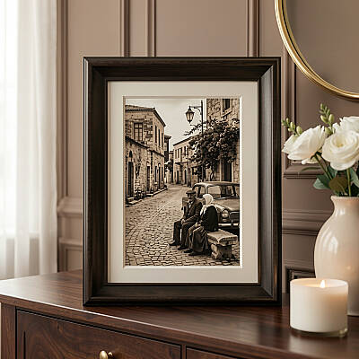 20x25 cm Ahşap Fotoğraf Çerçevesi (WF113-BR80) - 2