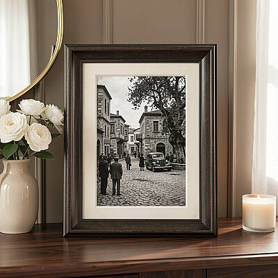 20x25 cm Ahşap Fotoğraf Çerçevesi (WF113-BR80) - 