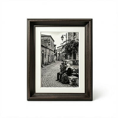 20x25 cm Ahşap Fotoğraf Çerçevesi (WF113-BR80) - 3