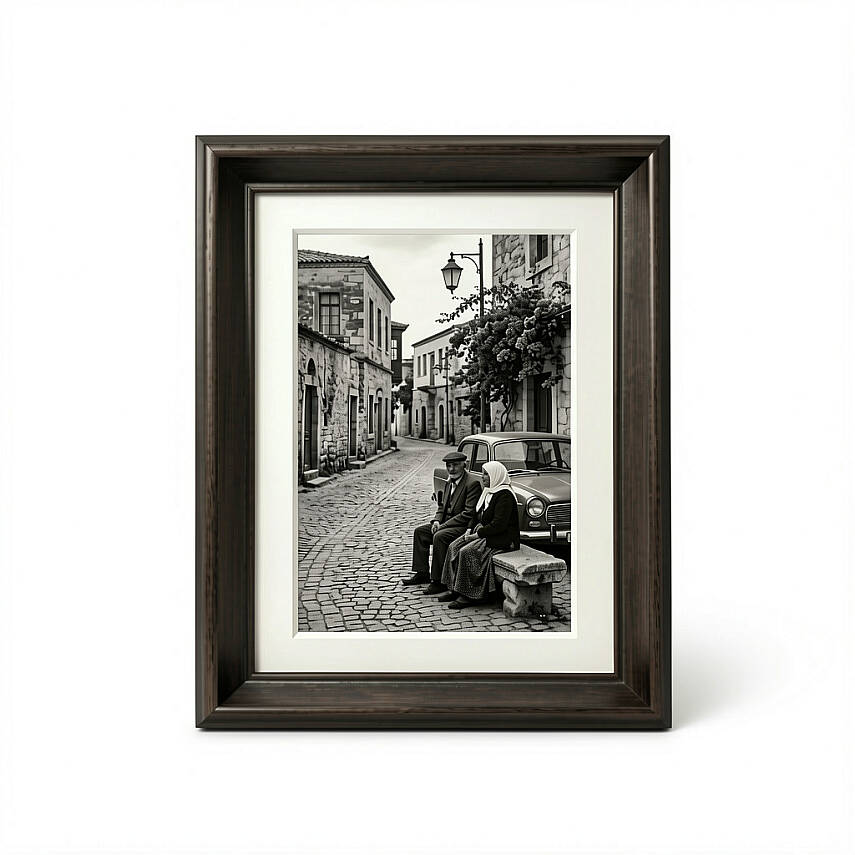 20x25 cm Ahşap Fotoğraf Çerçevesi (WF113-BR80) - 3