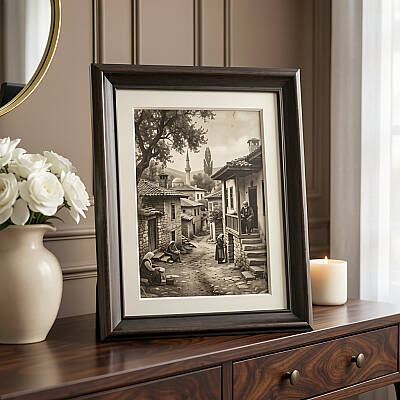 21x30 cm Ahşap Fotoğraf Çerçevesi (WF113-BRA4) - 