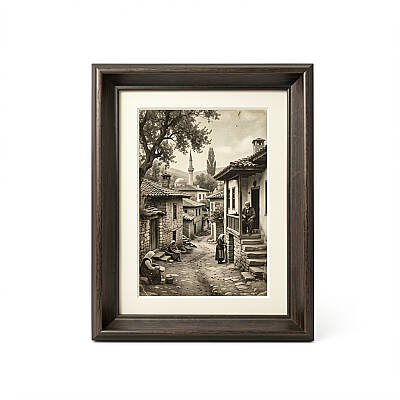 21x30 cm Ahşap Fotoğraf Çerçevesi (WF113-BRA4) - 3