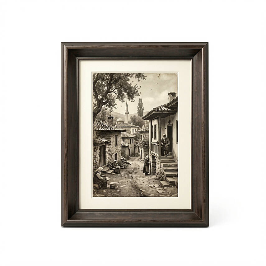 21x30 cm Ahşap Fotoğraf Çerçevesi (WF113-BRA4) - 3